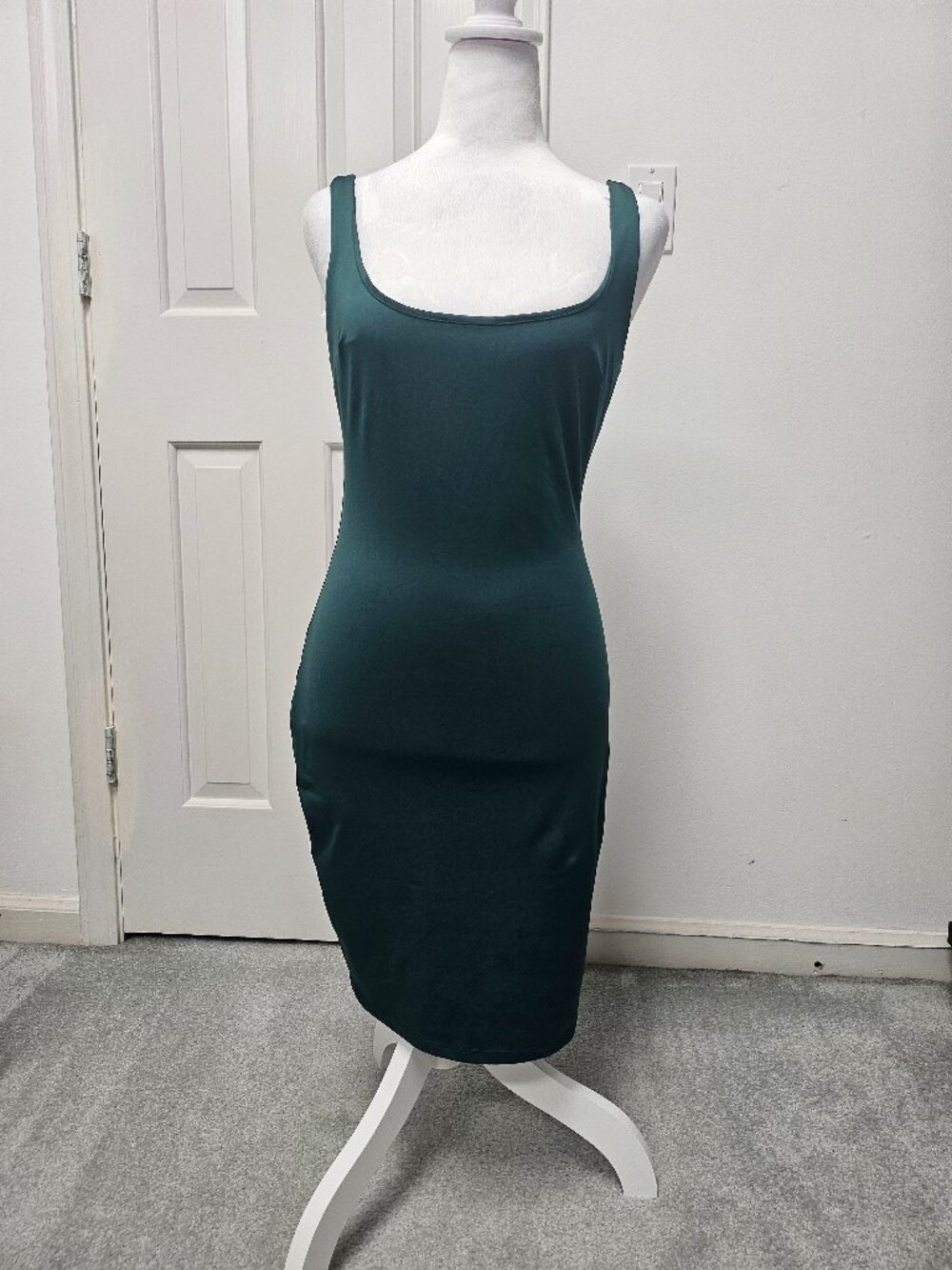 Bebe Square neck mini dress